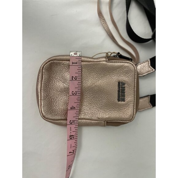 Aimee Kestenberg Gold Crossbody Bag With Adjustable Strap - Picture 4 of 8